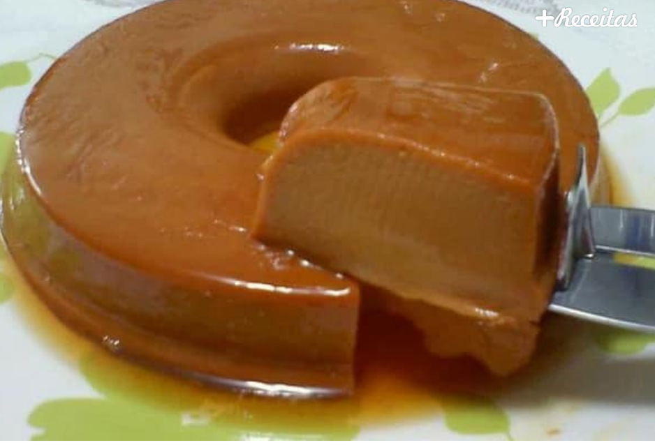Flan de doce de leite, rapido e fácil