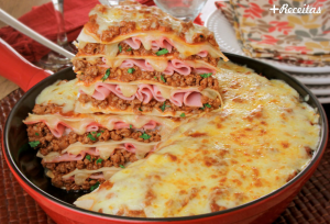 Lasanha de frigideira