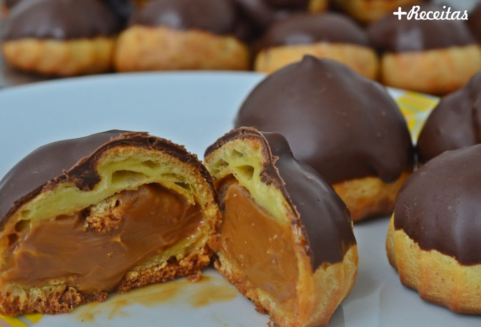 Carolinas Recheadas com Doce de Leite
