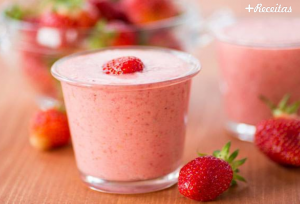 Iogurte de frutas saudável