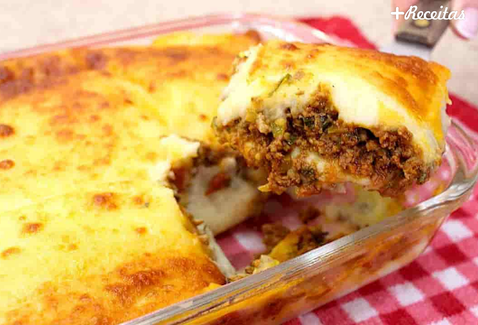 Escondidinho de carne moída