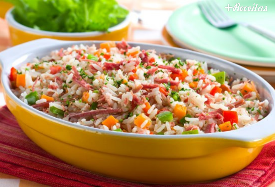Arroz Carreteiro Colorido