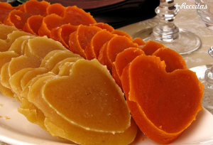 Doce de abóbora de coração