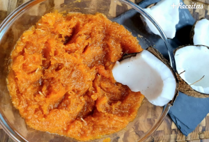 Doce de abóbora com coco
