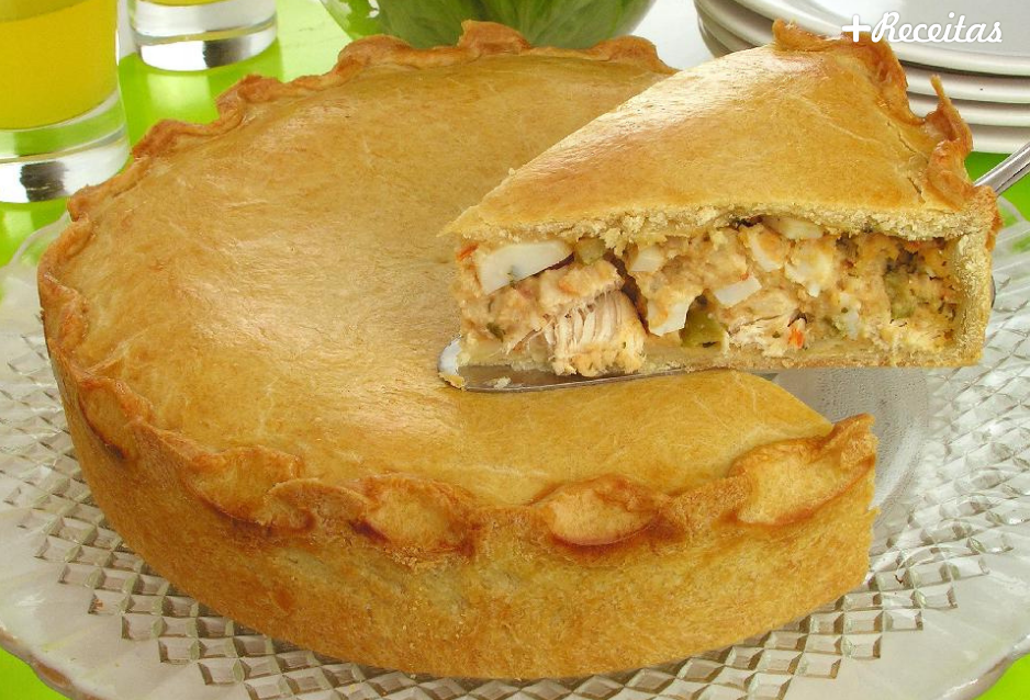 Pastelão de frango de forno