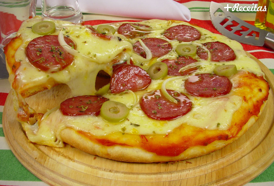 Pizza de liquidificador