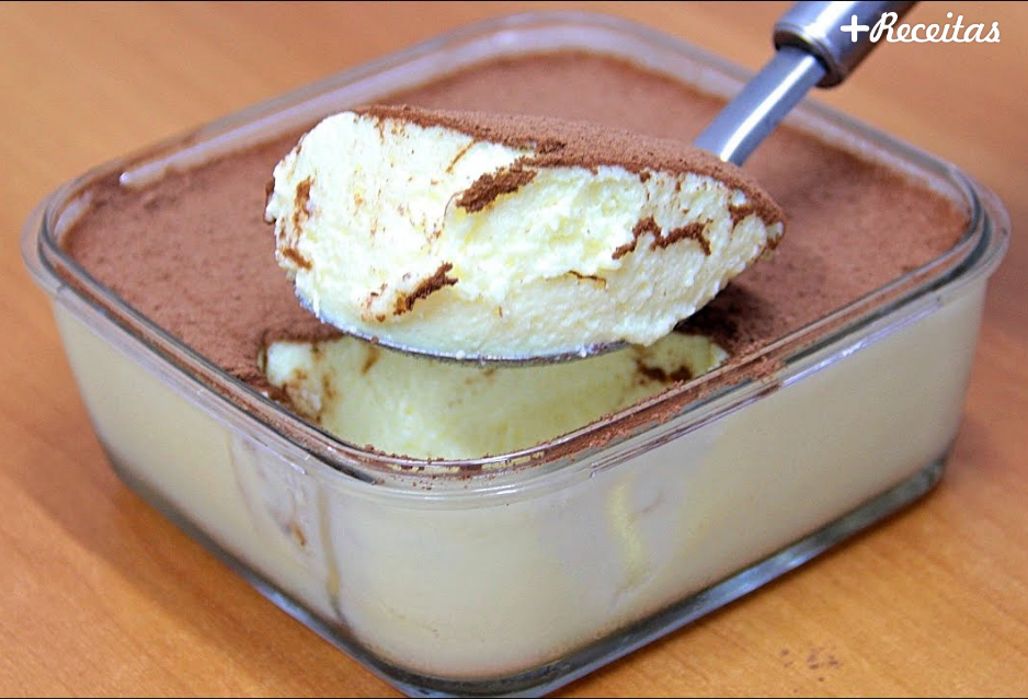 Gelado de nescau e leite ninho