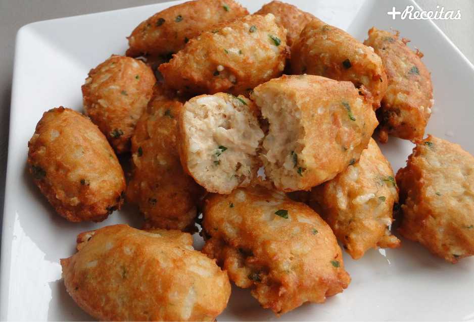 BOLINHO DE ARROZ COM SARDINHA