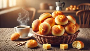 Pão de Queijo Tradicional Mineiro – Crocante por Fora, Macio por Dentro!